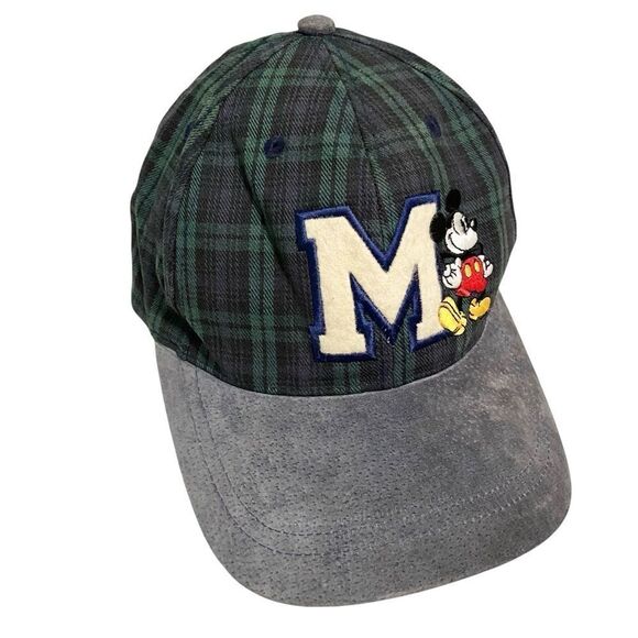 Vintage Disney- Goofy Hat Co. - Mickey Mouse Plaid Adjustable Hat 1990\'s in OS main image 6